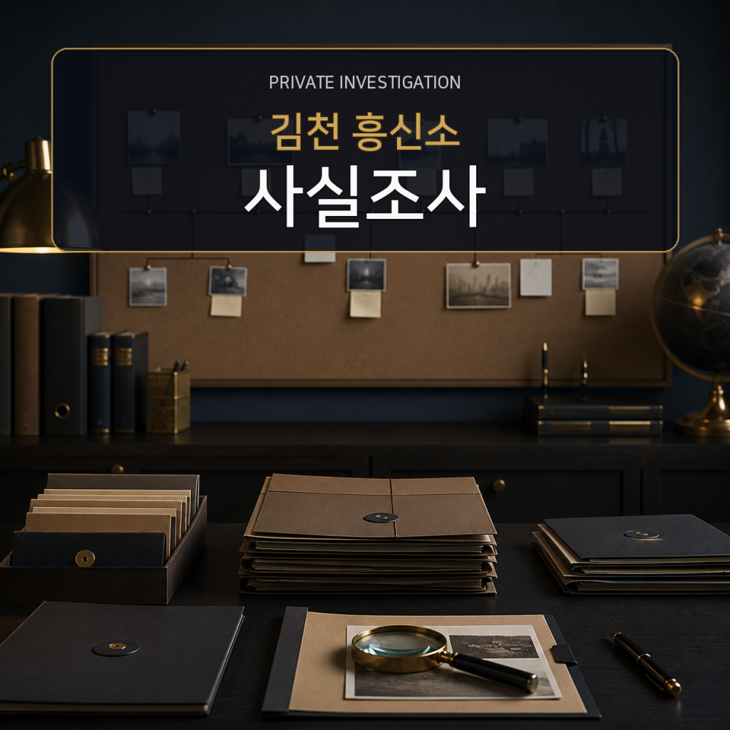김천 사실관계 조사 전문 흥신소