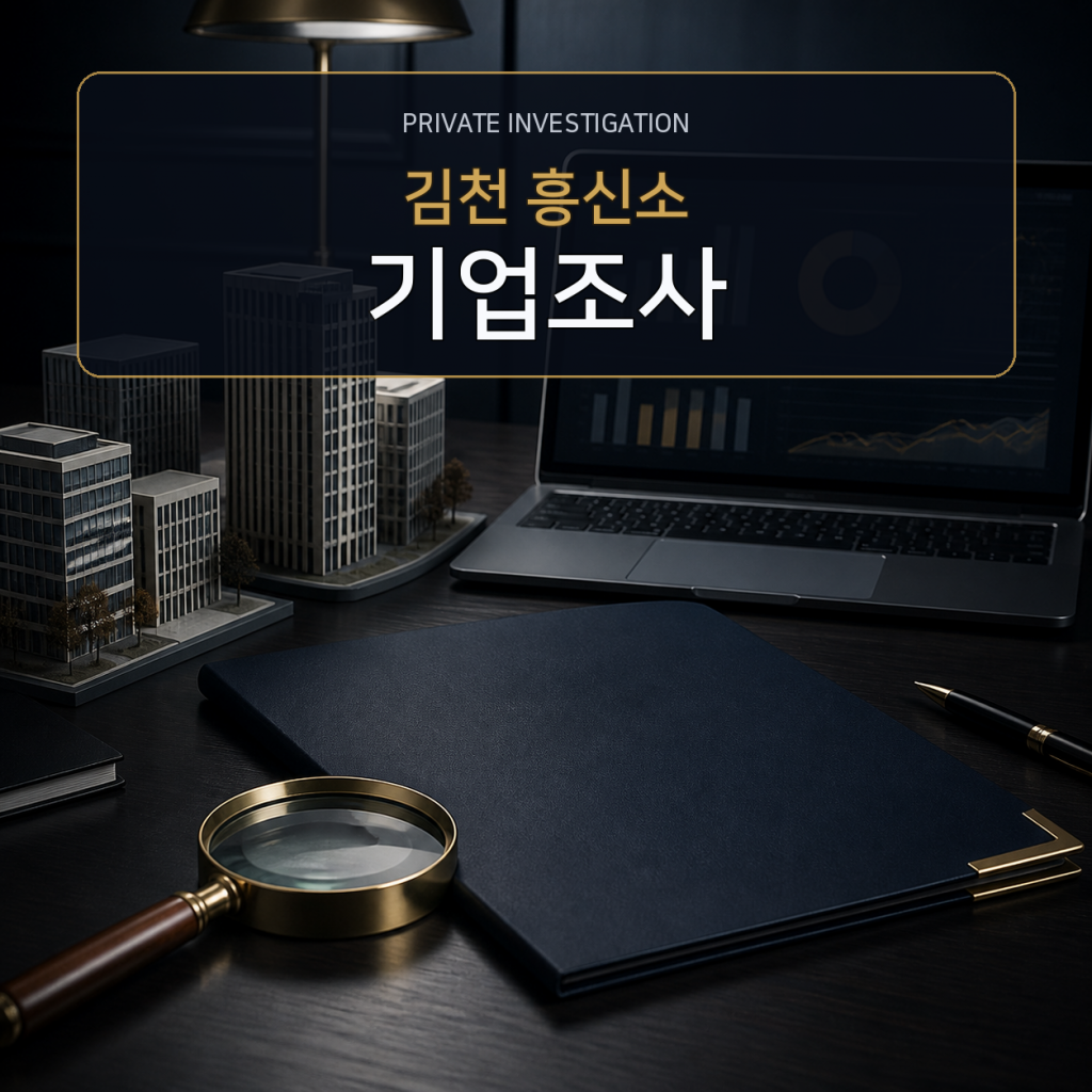김천 기업·거래처 조사 전문 흥신소