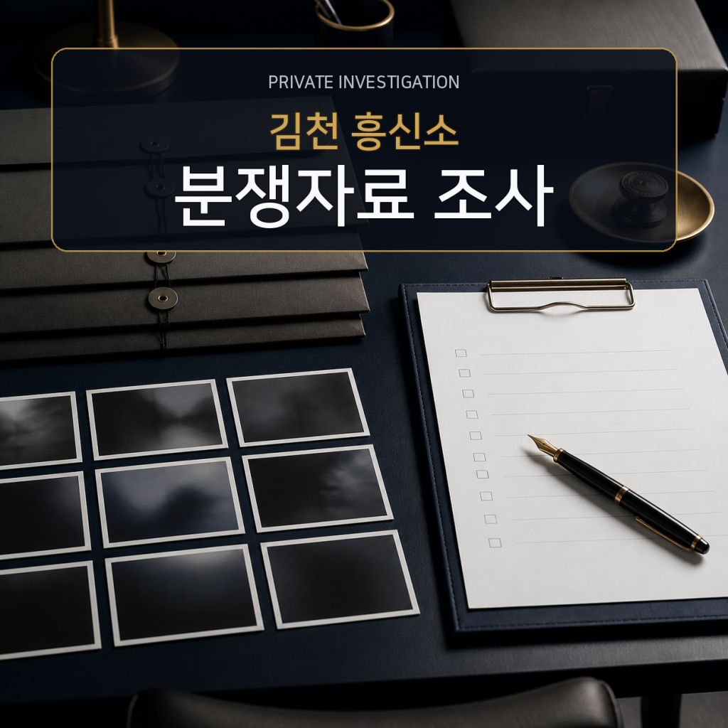 김천 분쟁자료 조사 전문 흥신소